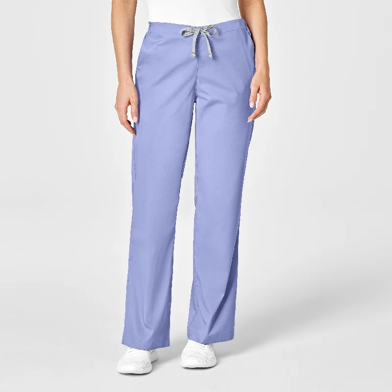 Avant-garde trend WonderWORK Women's Flare Leg Scrub Pant - Ceil Blue