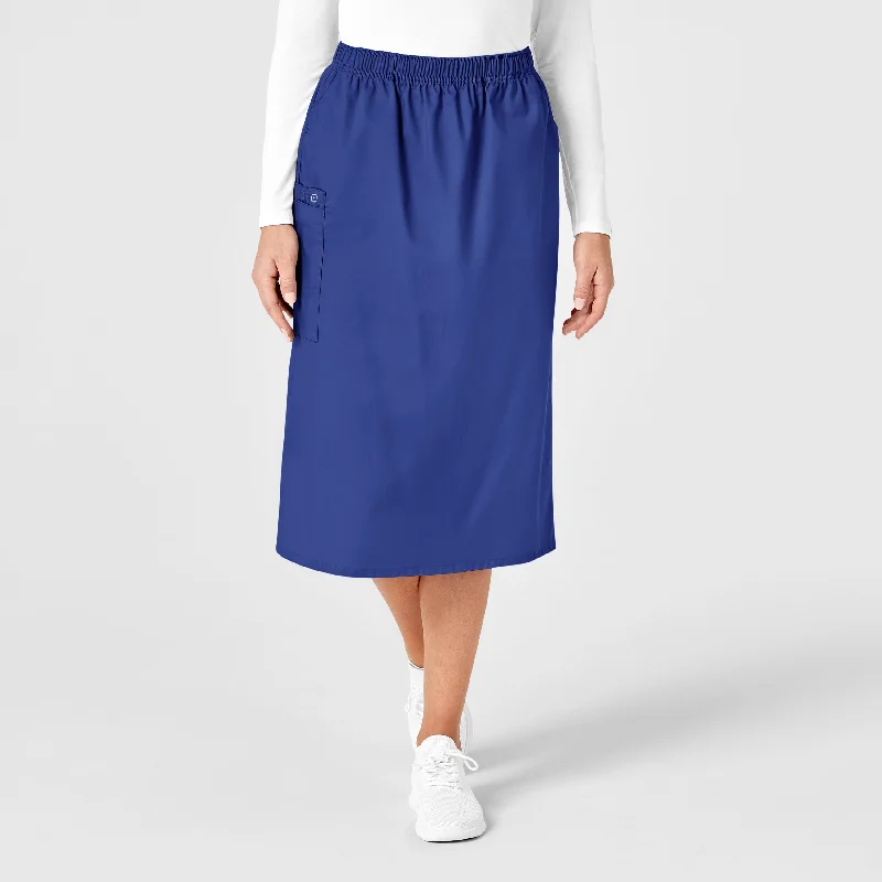 Fashionable And Versatile WonderWORK Women's Pull On Cargo Scrub Skirt - Galaxy Blue Fashionable And Versatile WonderWORK Women's Pull On Cargo Scrub Skirt - Galaxy Blue